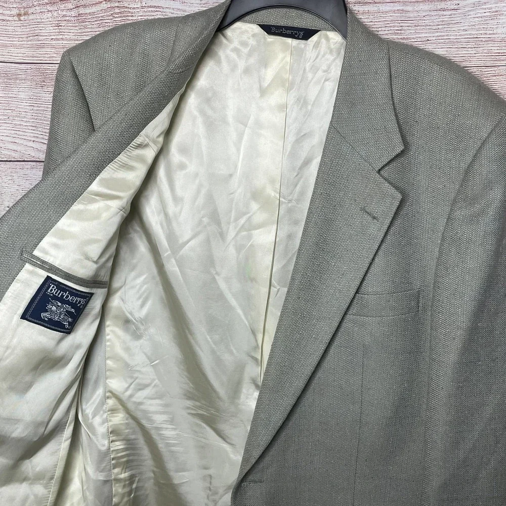 Burberry Burberrys London Vintage Men's Button Blazer Jacket